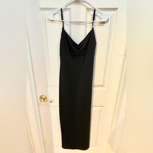 Y2K black dress
